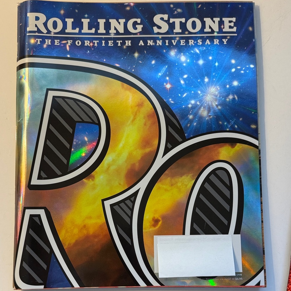 Rolling Stone 40th Anniversary Holographic Cover Magazine